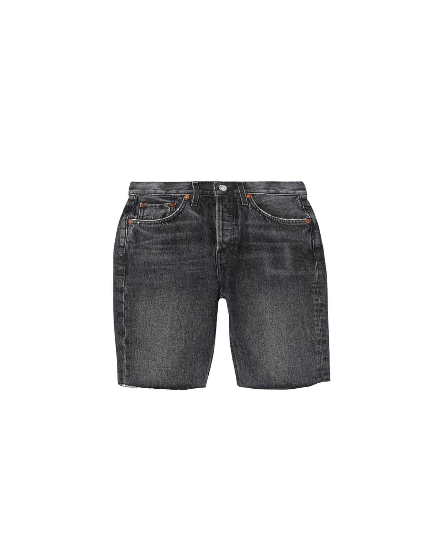 Short long 80's en denim - Shadow Wash