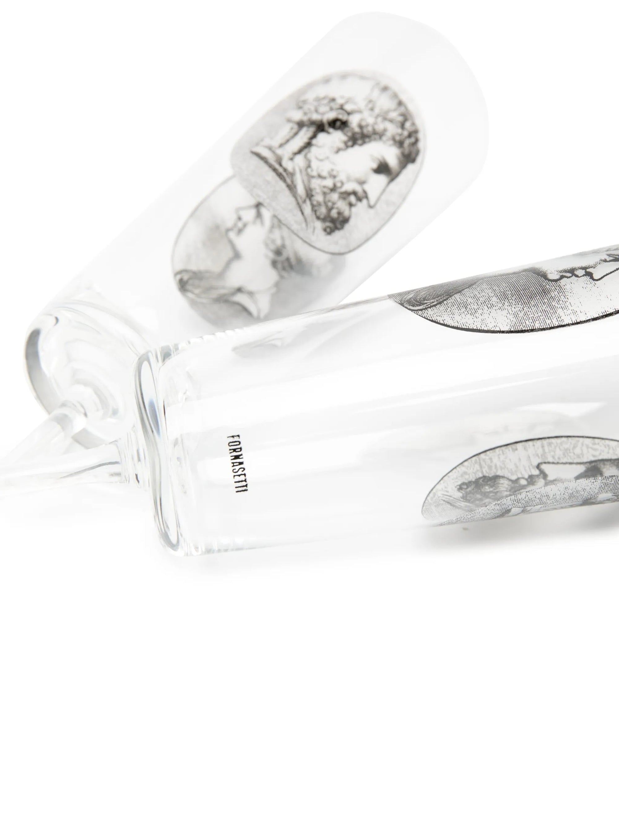 Set of 2 Cammei flutes - Black & White