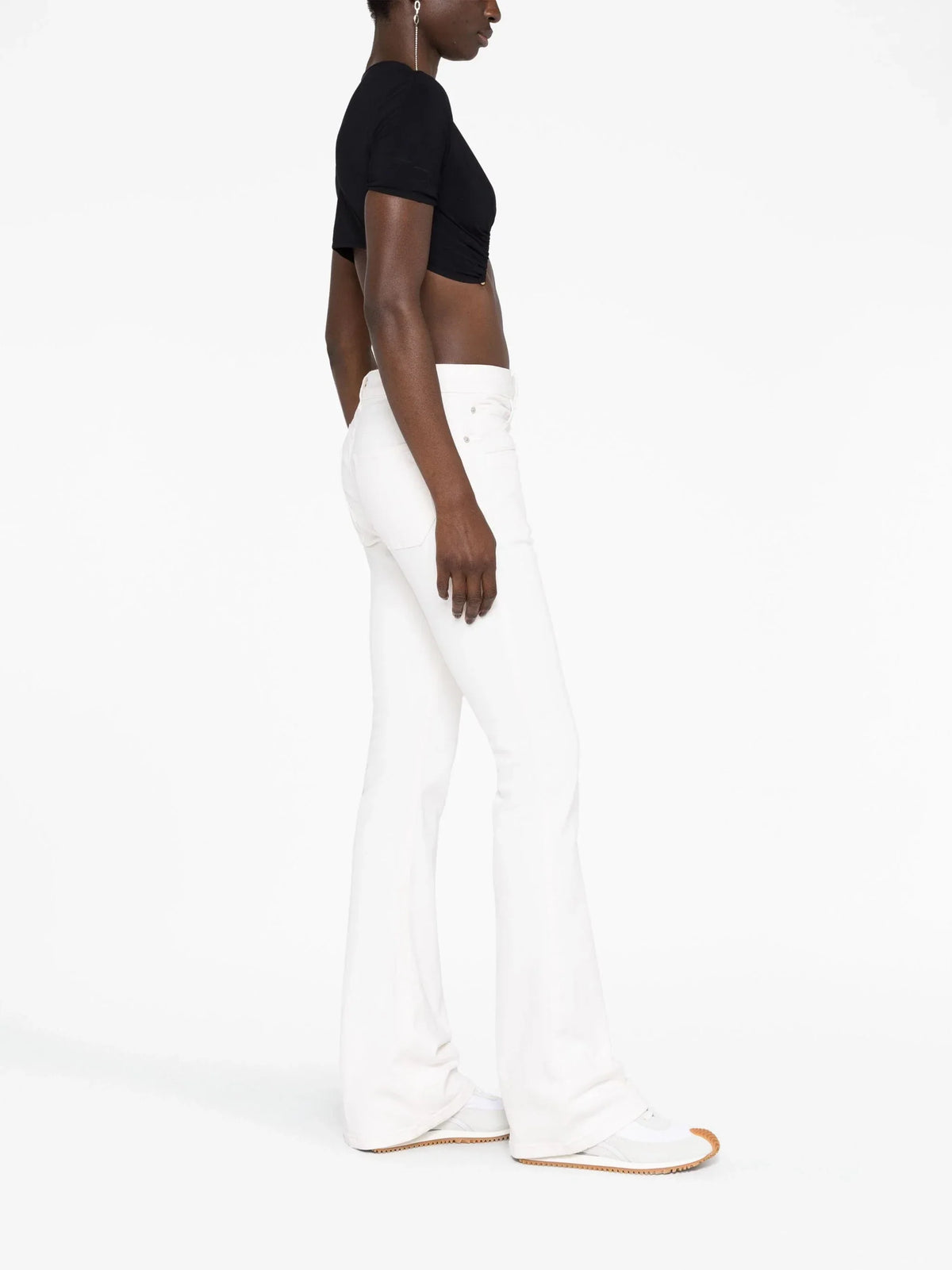 PRIX MARQUE : 290 / PANTALON ZIPPE EN DENIM