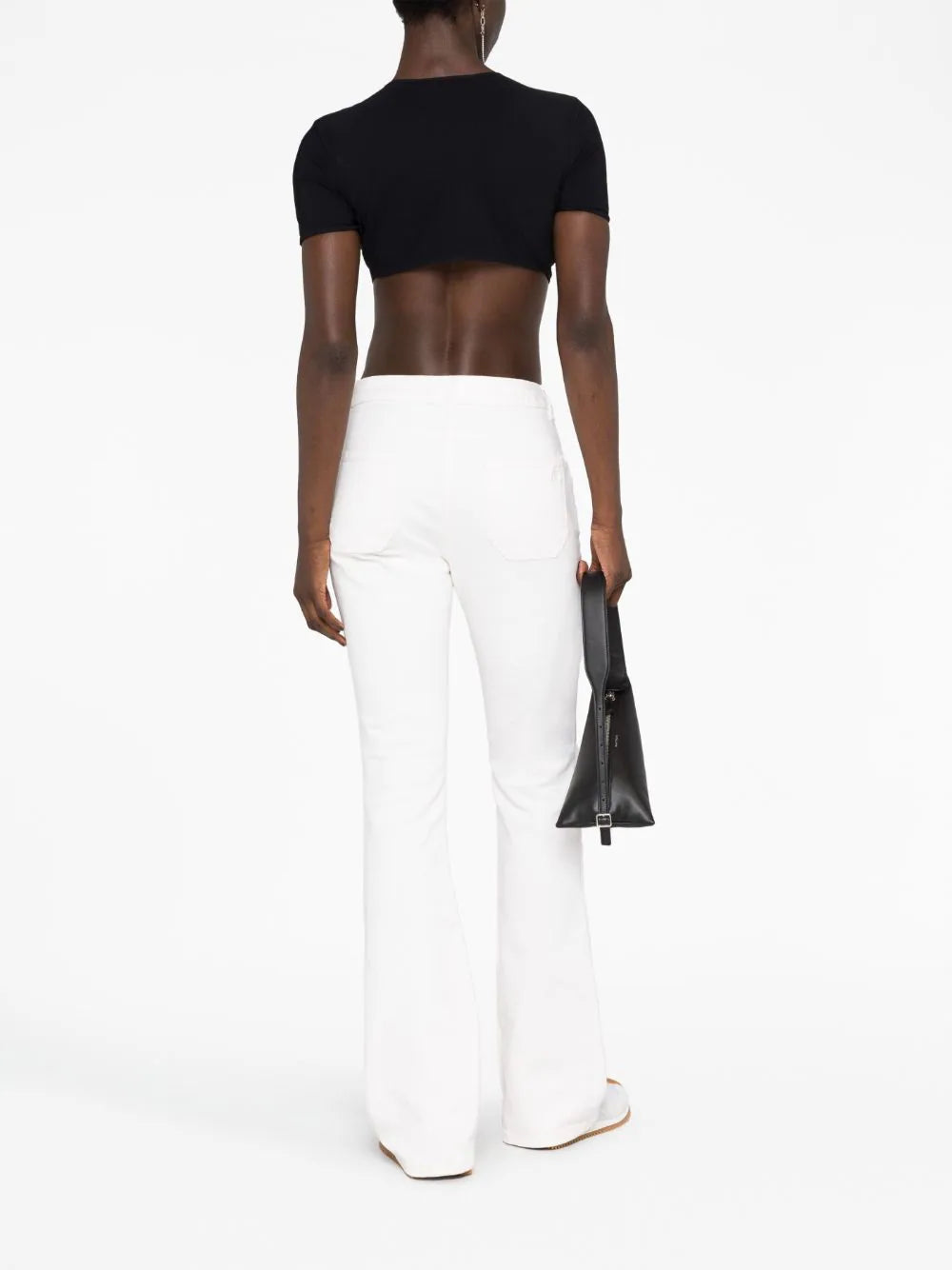 PRIX MARQUE : 290 / PANTALON ZIPPE EN DENIM