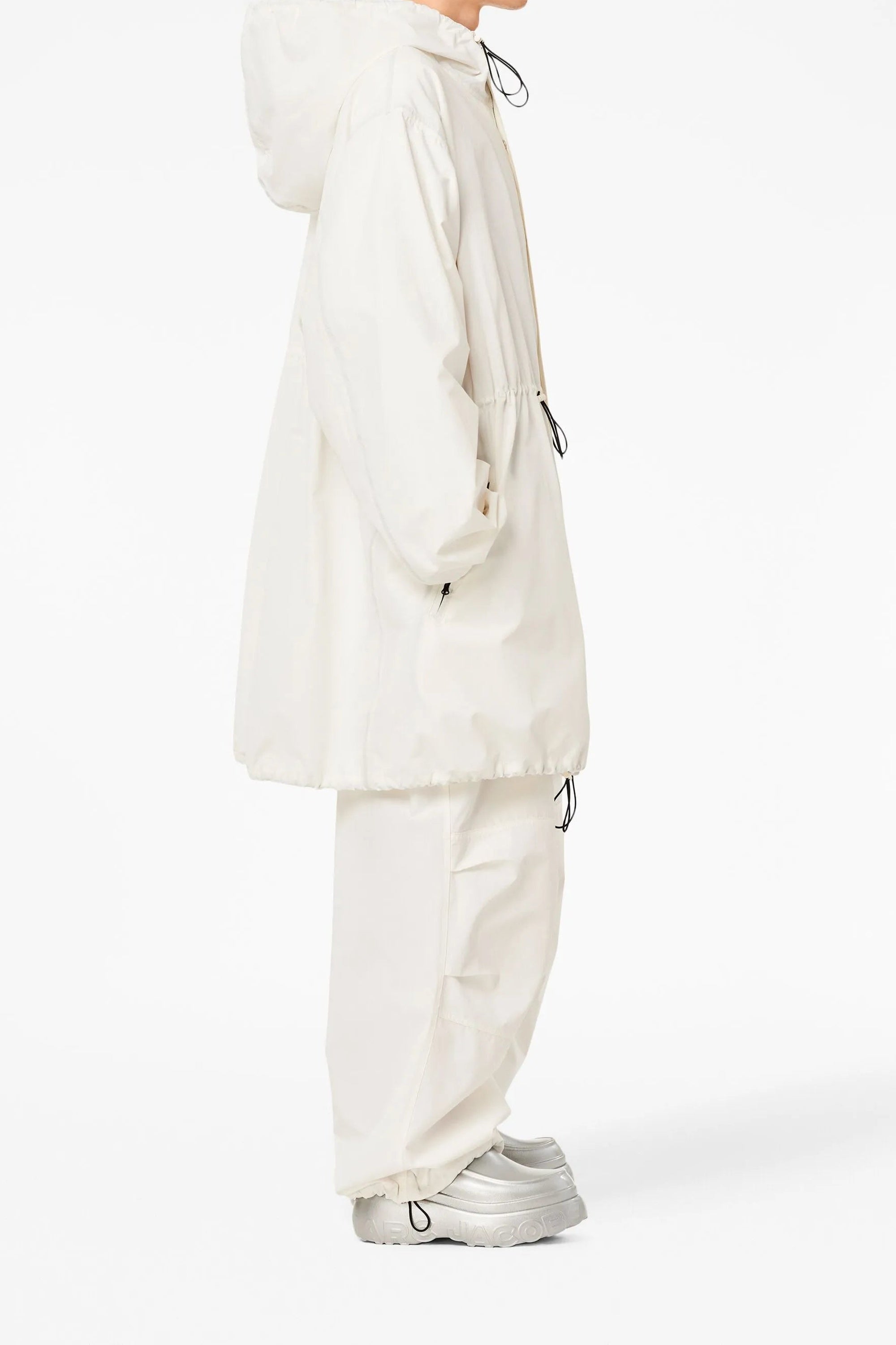 Parka à taille élastiquée - Ivory