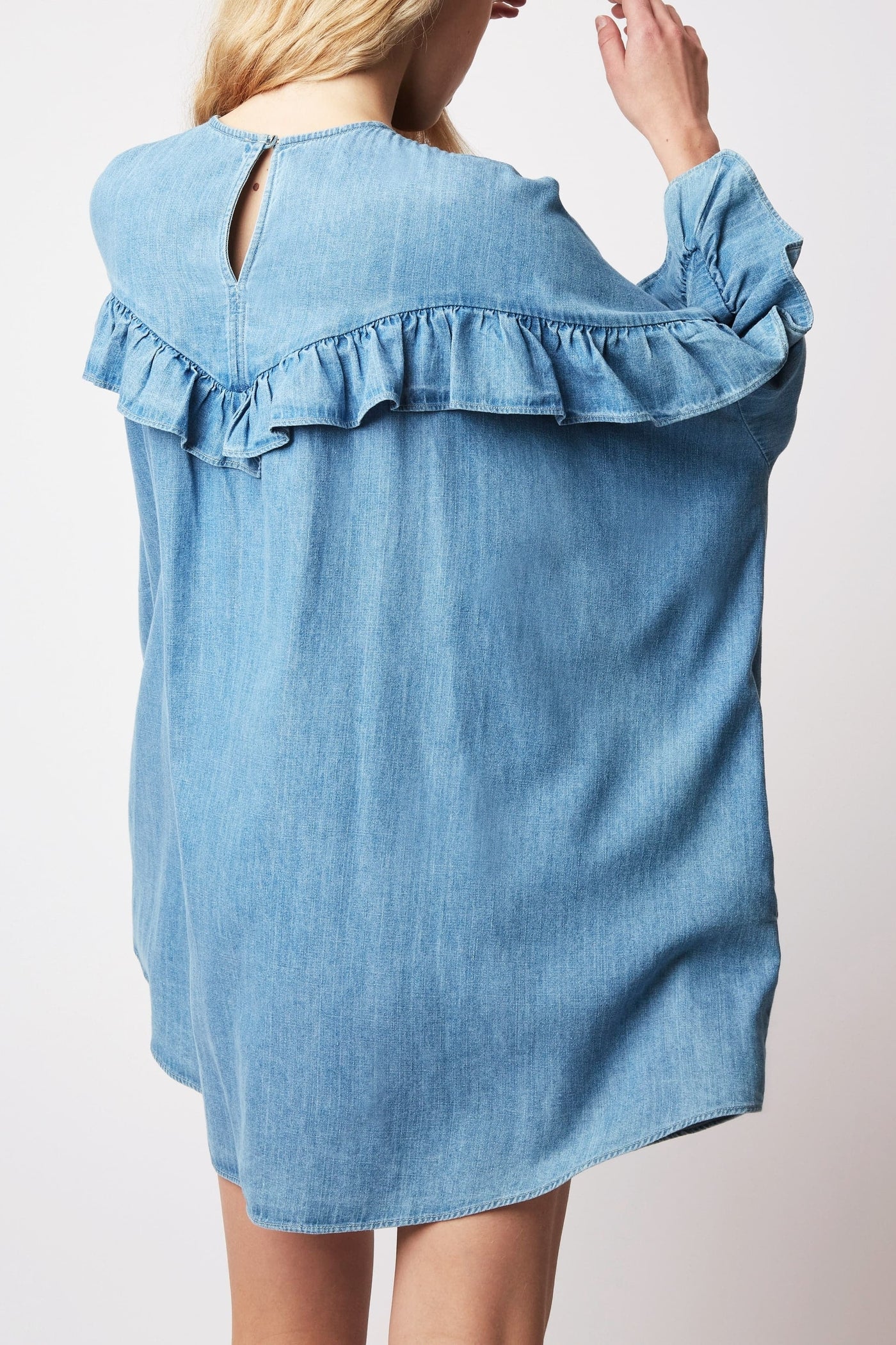 Robe courte Groovy Lucciana - Denim