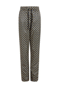 Pantalon de jogging à motif graphique - Navy Feminin 70'S