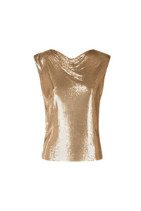 Gold chainmail Top