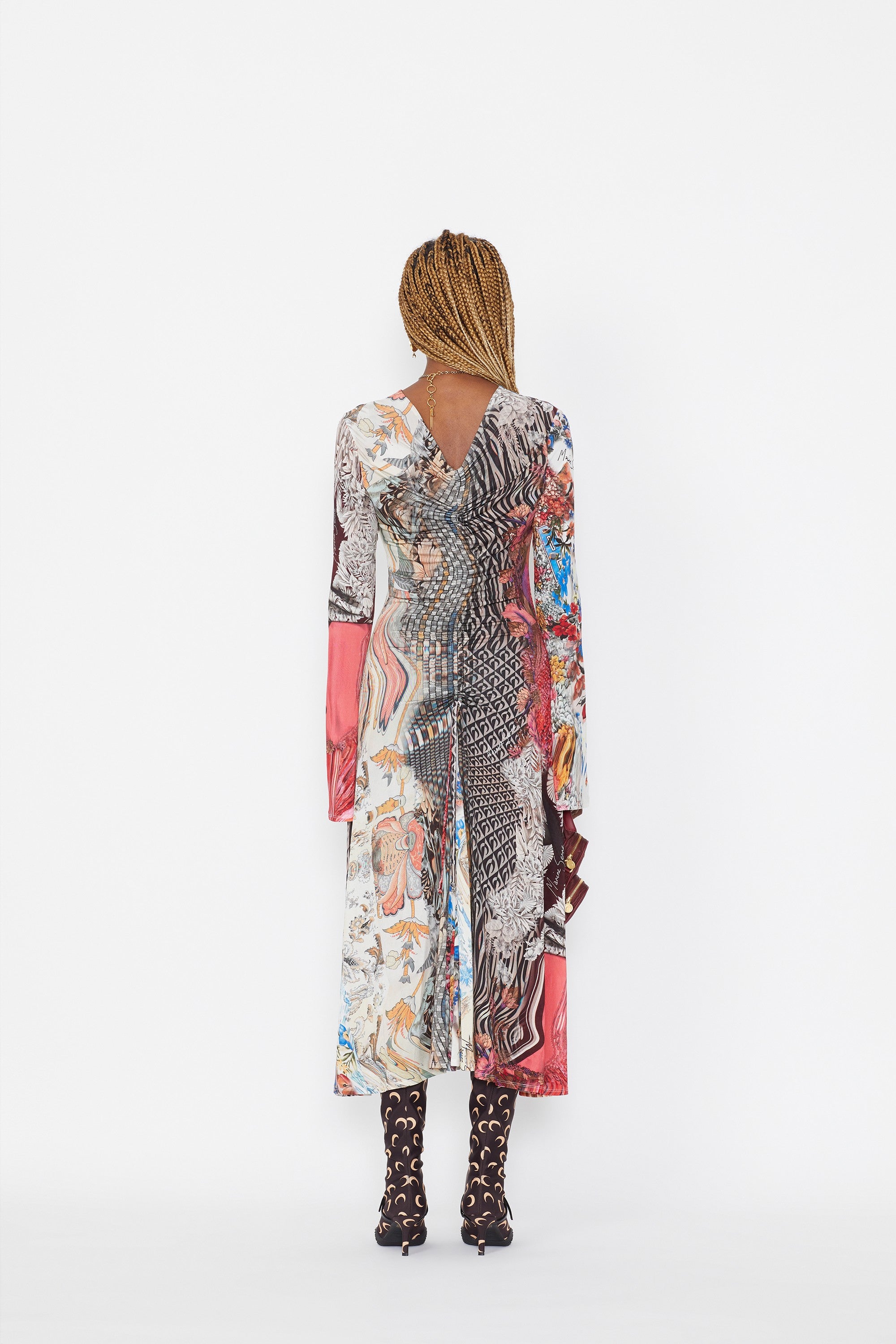 PRIX MARQUE : 120€_Archive Melange Print Robe - Archive Melange Print