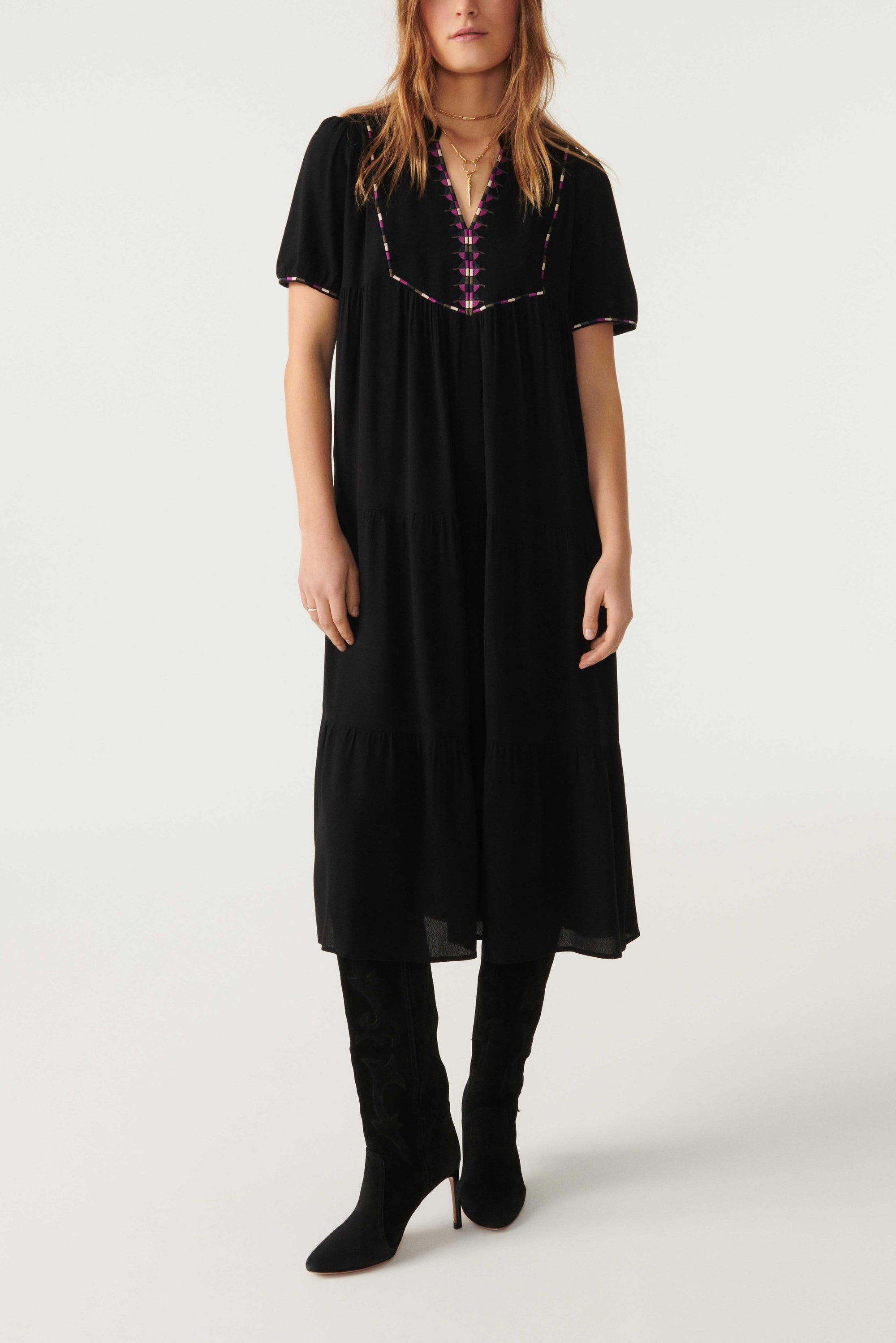 Tisolde Dress - Black