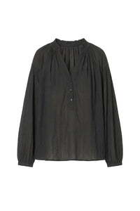 Blouse à col rond Nipoa - Noir