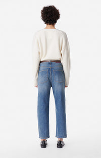 38 QTY NEW // BLEU GRIS / Jean Cropped Og - BLEU GRIS