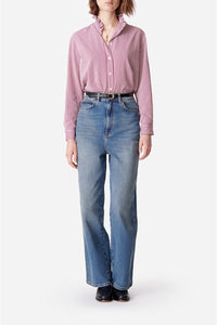 Pantalon Dom en denim - Bleu Gris