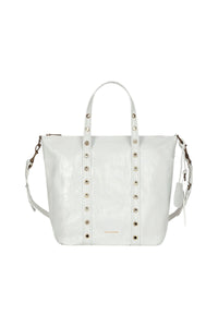 RECO : 210 // Petit sac Zippy en cuir - Blanc