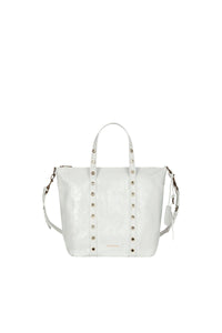 Small Zippy leather bag - White