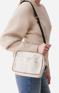 15 QTY RELIQUAT 95 // ECRU/NOIR / Sac Camera - ECRU/NOIR