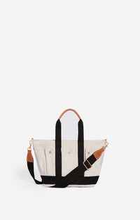 70 QTY NEW // ECRU/NOIR / Cabas S Multipoches - ECRU/NOIR