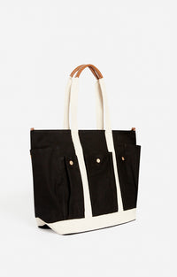 9 QTY NEW // NOIR / Cabas L Multipoches - NOIR