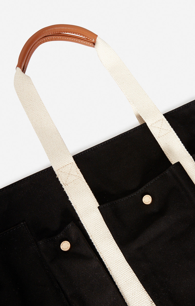 9 QTY NEW // NOIR / Cabas L Multipoches - NOIR