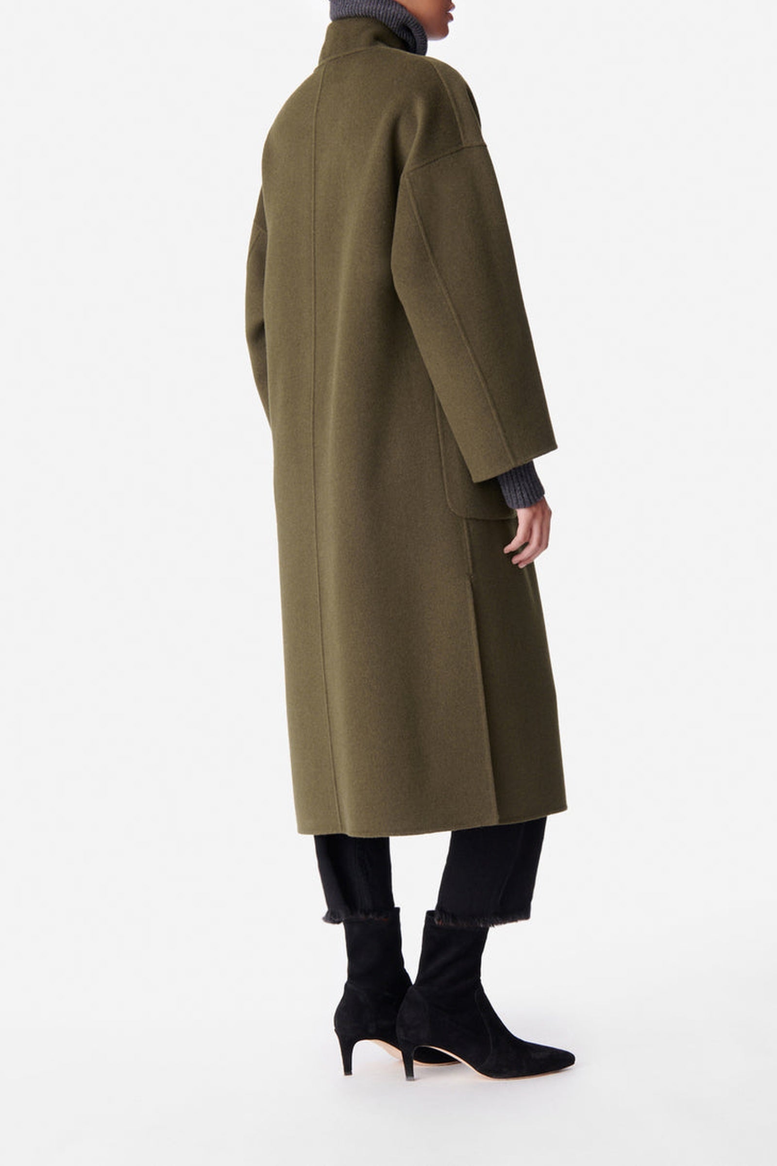 RECO : 290 // Manteau Bachir en laine - Militaire