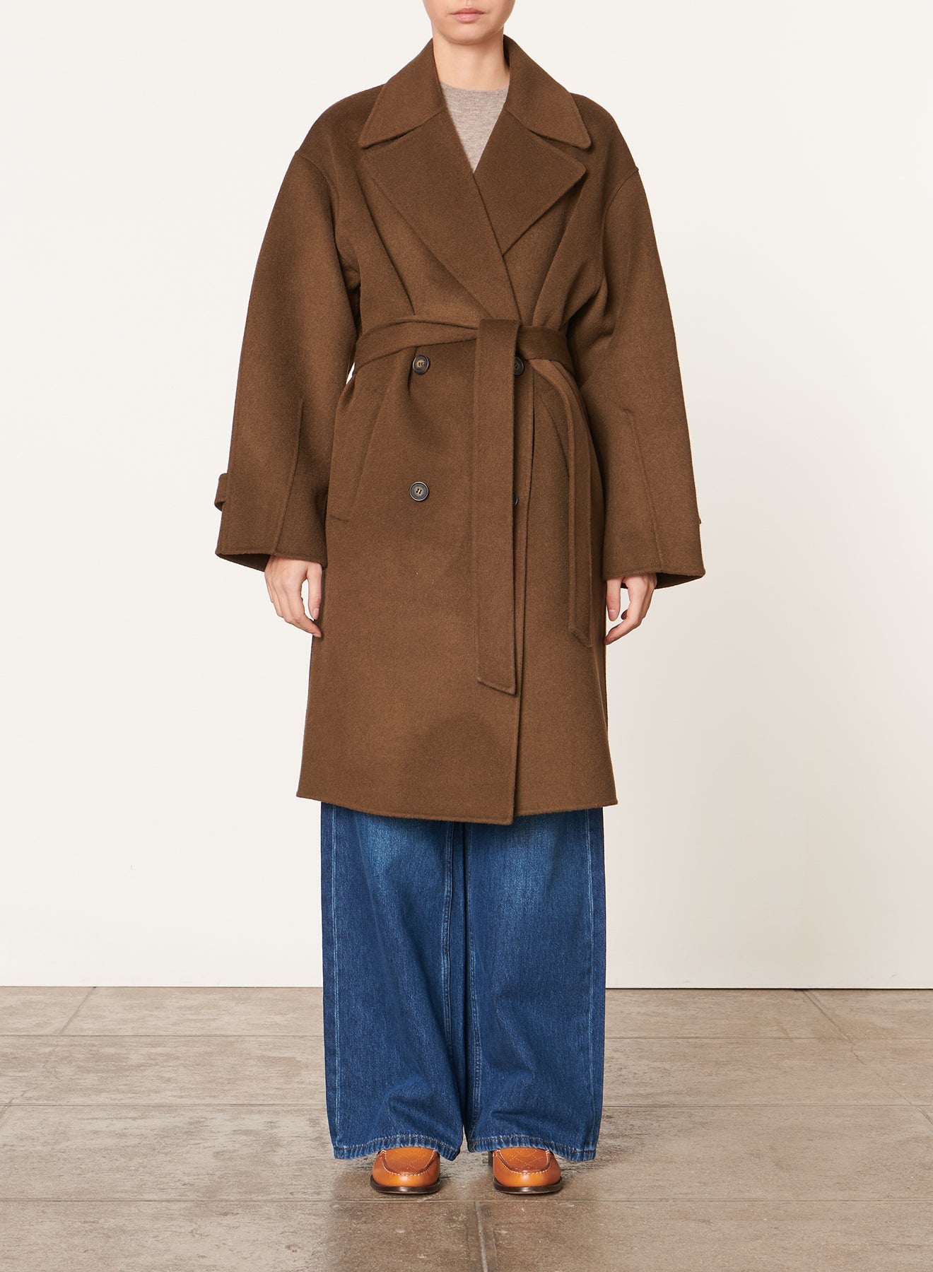 Manteau Cecil en laine - Militaire