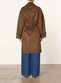 Manteau Cecil en laine - Militaire