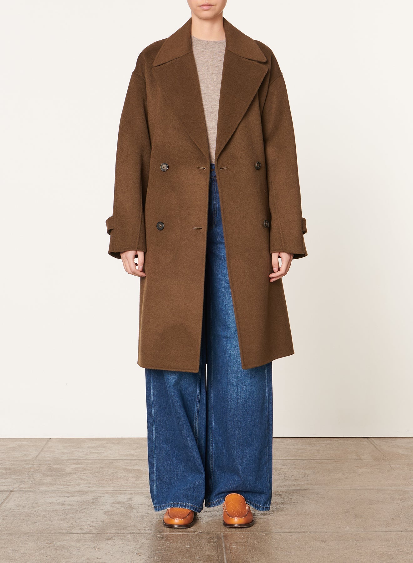 Manteau Cecil en laine - Militaire