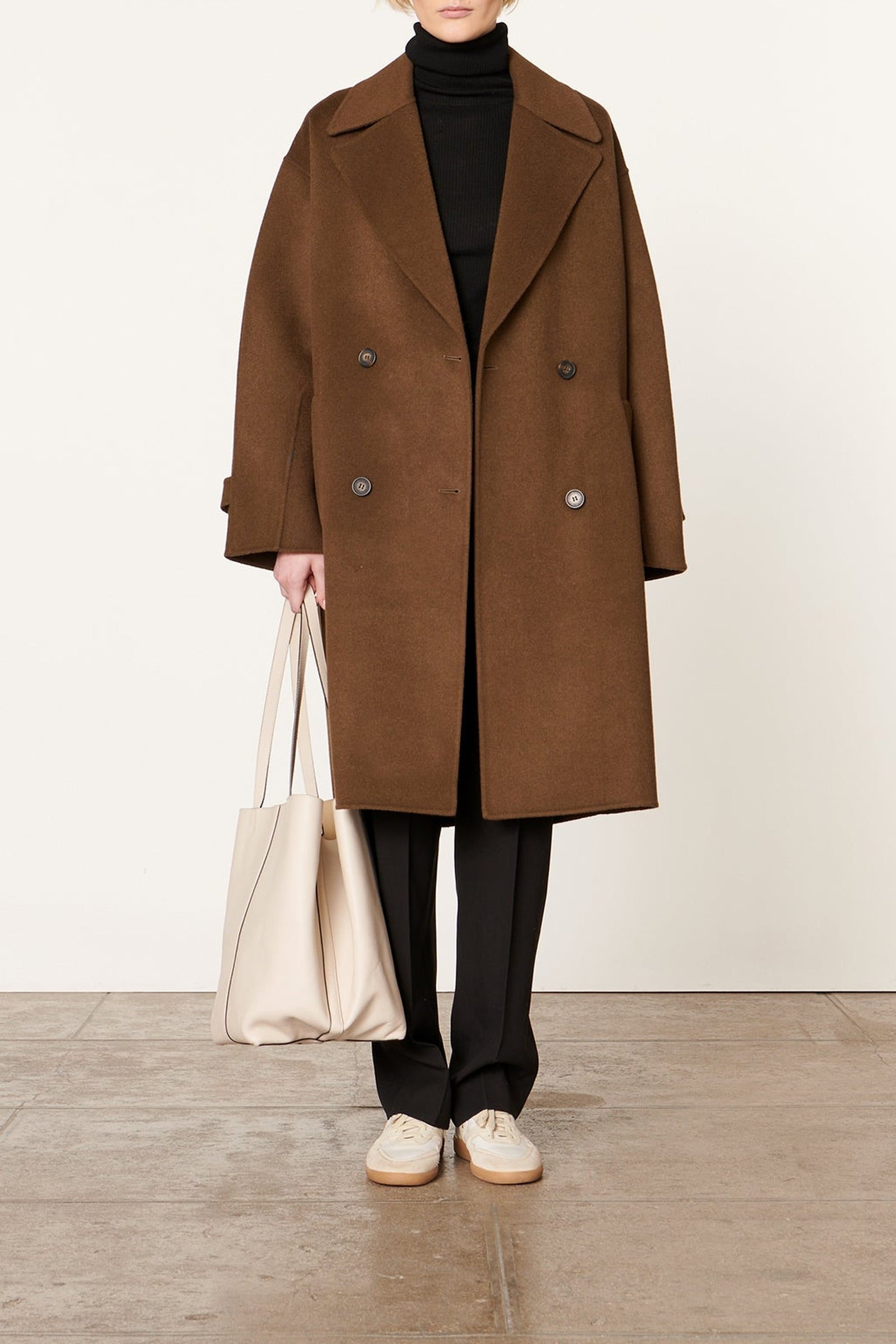 Manteau Cecil en laine - Militaire