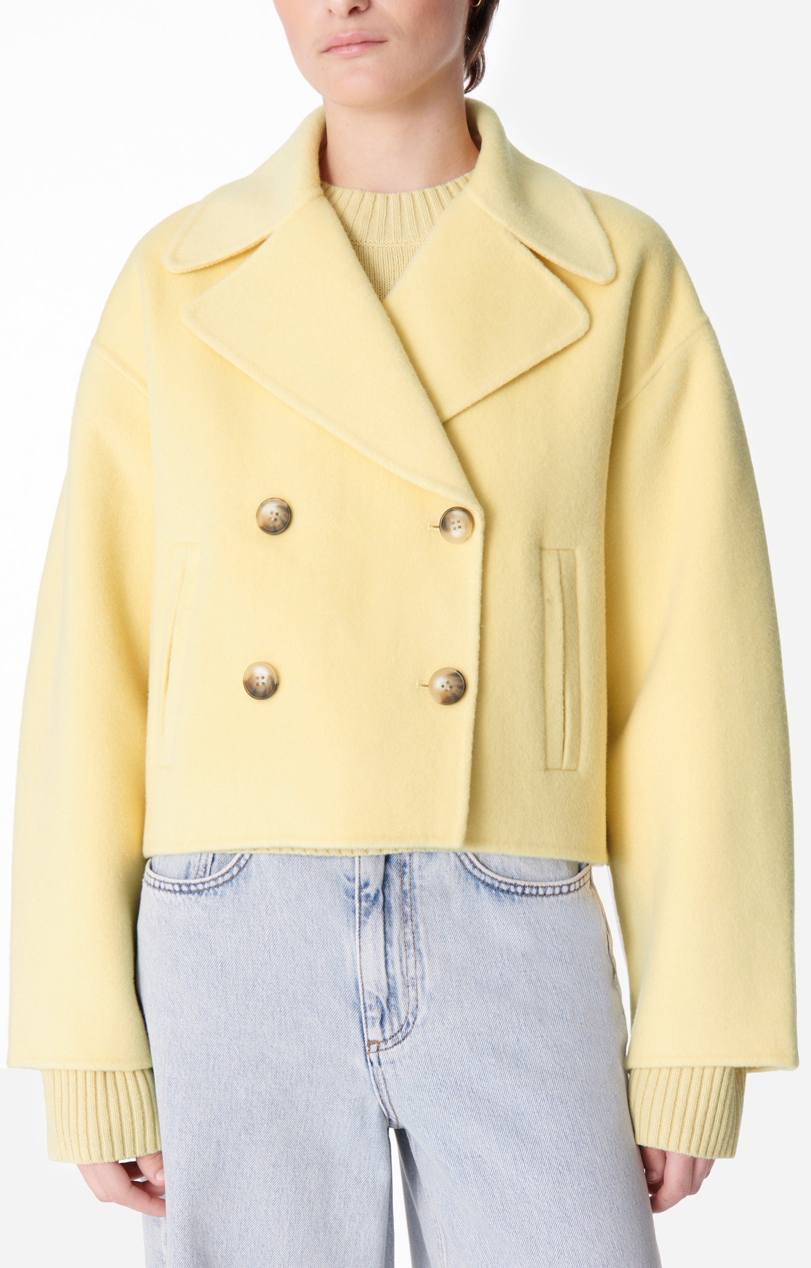 RECO : 180 // Manteau Carlin en laine - Vanille