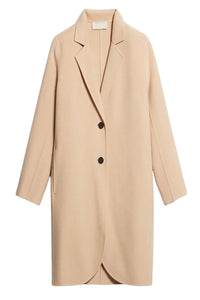 Manteau Devda en laine - Sable