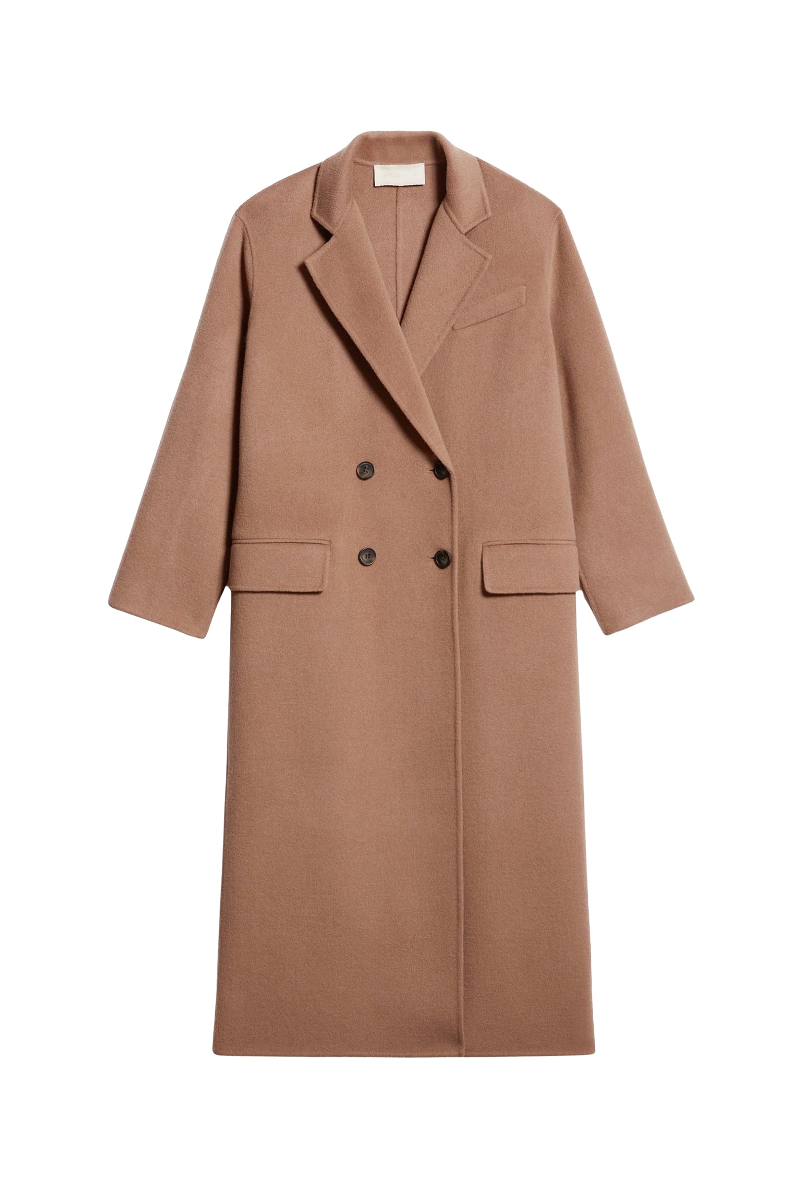 Manteau Frisbane en laine - Caramel
