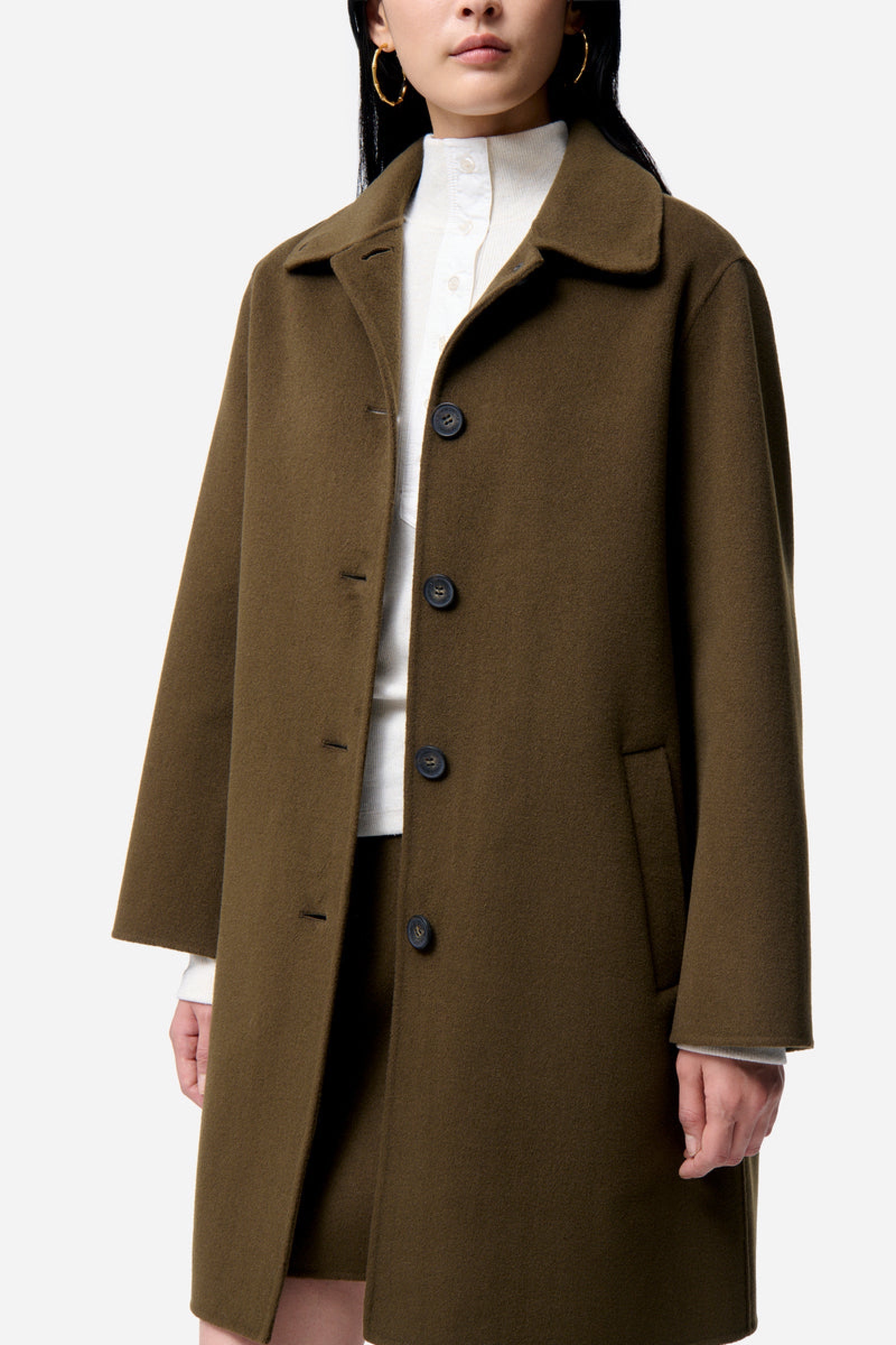 Fabian wool coat - Military