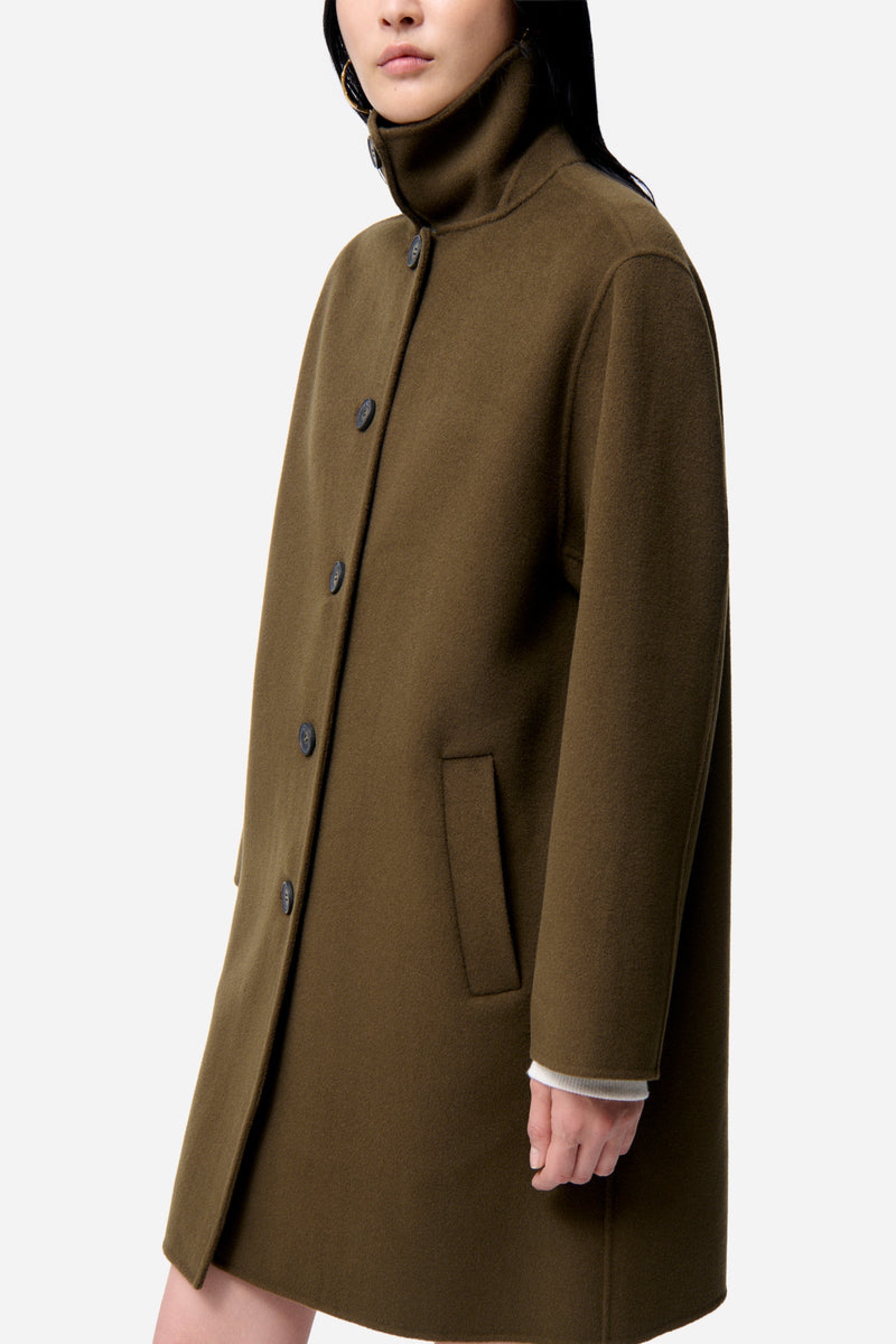 Fabian wool coat - Military