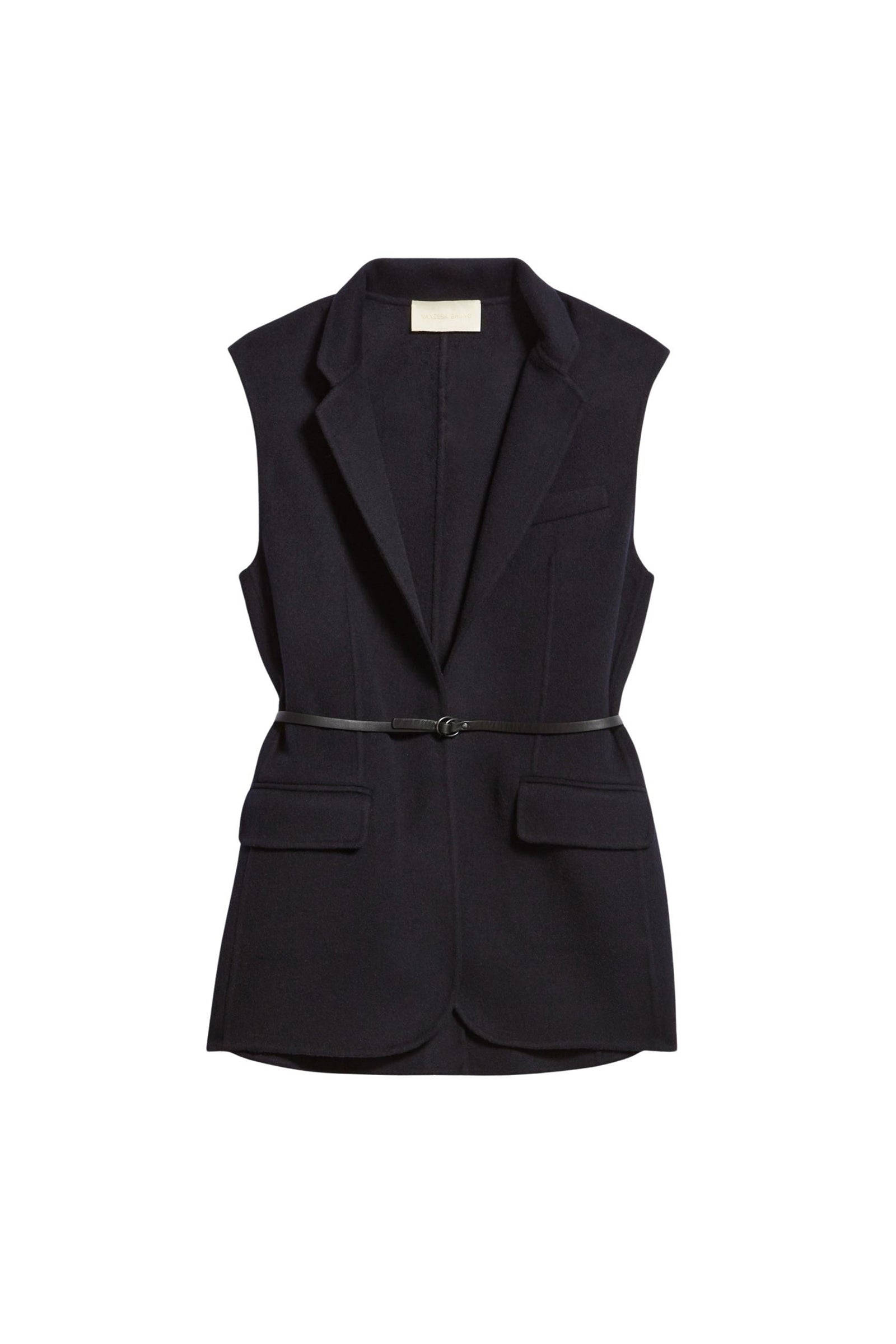 Veste sans manches Jud en laine - Marine