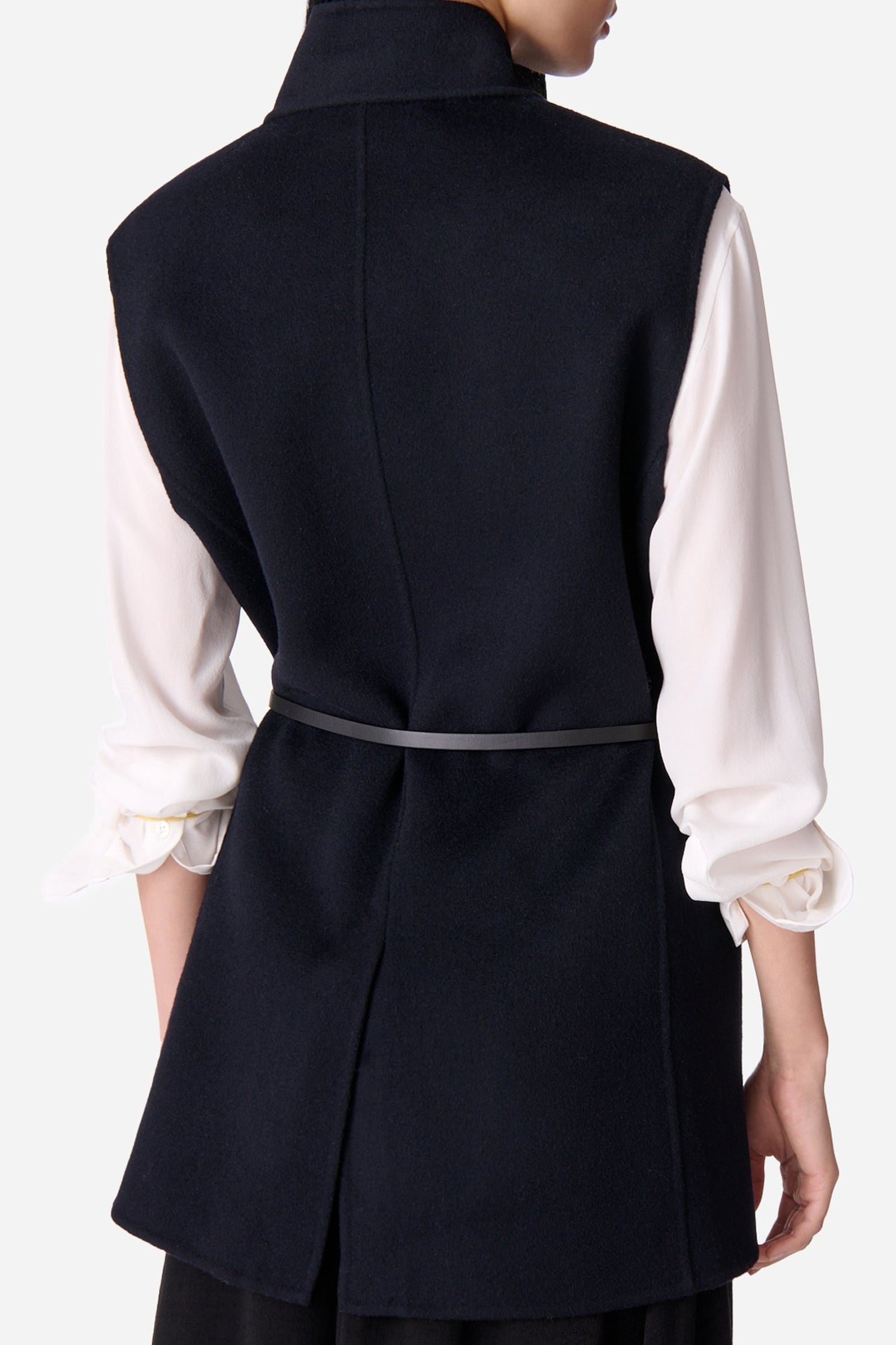 Veste sans manches Jud en laine - Marine