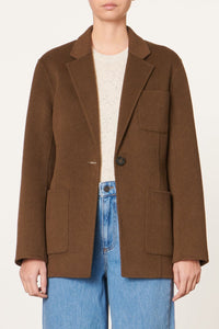 Blazer Caline en laine - Militaire