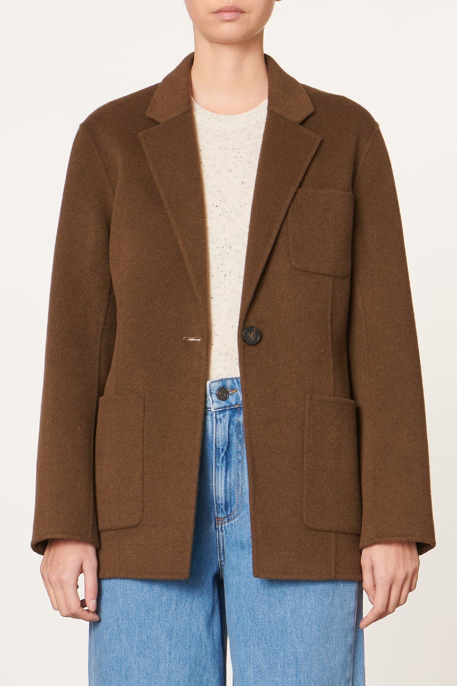 Blazer Caline en laine - Militaire