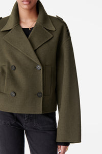 Beran wool coat - Military