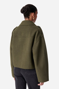 Beran wool coat - Military