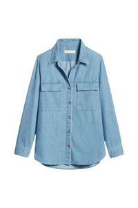 RECO : 110 // Chemise Dim en coton - Bleu