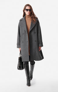 26 QTY NEW // ANTHRACITE / Manteau Cecil - ANTHRACITE