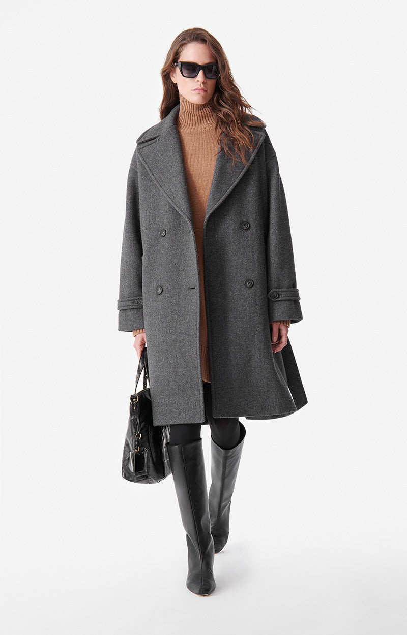 26 QTY NEW // ANTHRACITE / Manteau Cecil - ANTHRACITE
