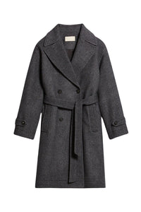 Manteau Cecil en laine - Anthracite