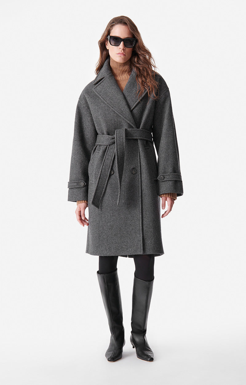 26 QTY NEW // ANTHRACITE / Manteau Cecil - ANTHRACITE