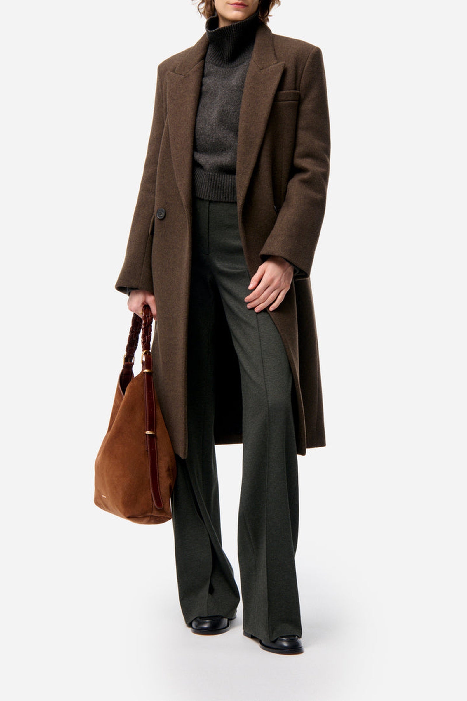 RECO : 250 // Manteau Faloua en laine - Kaki