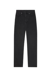 Pantalon droit en denim - Noir