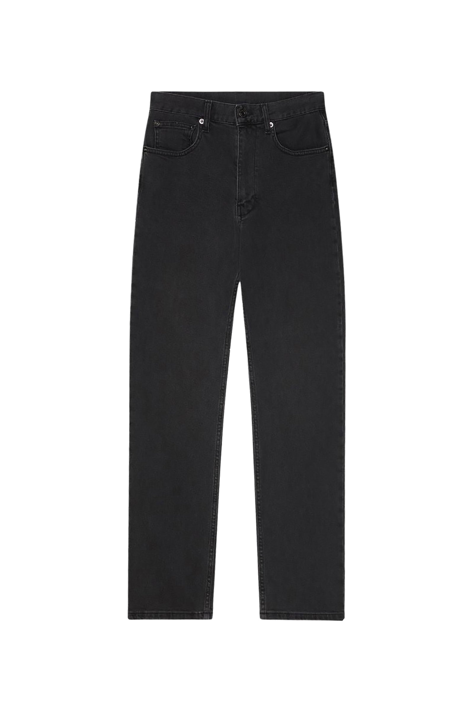 Pantalon droit en denim - Noir