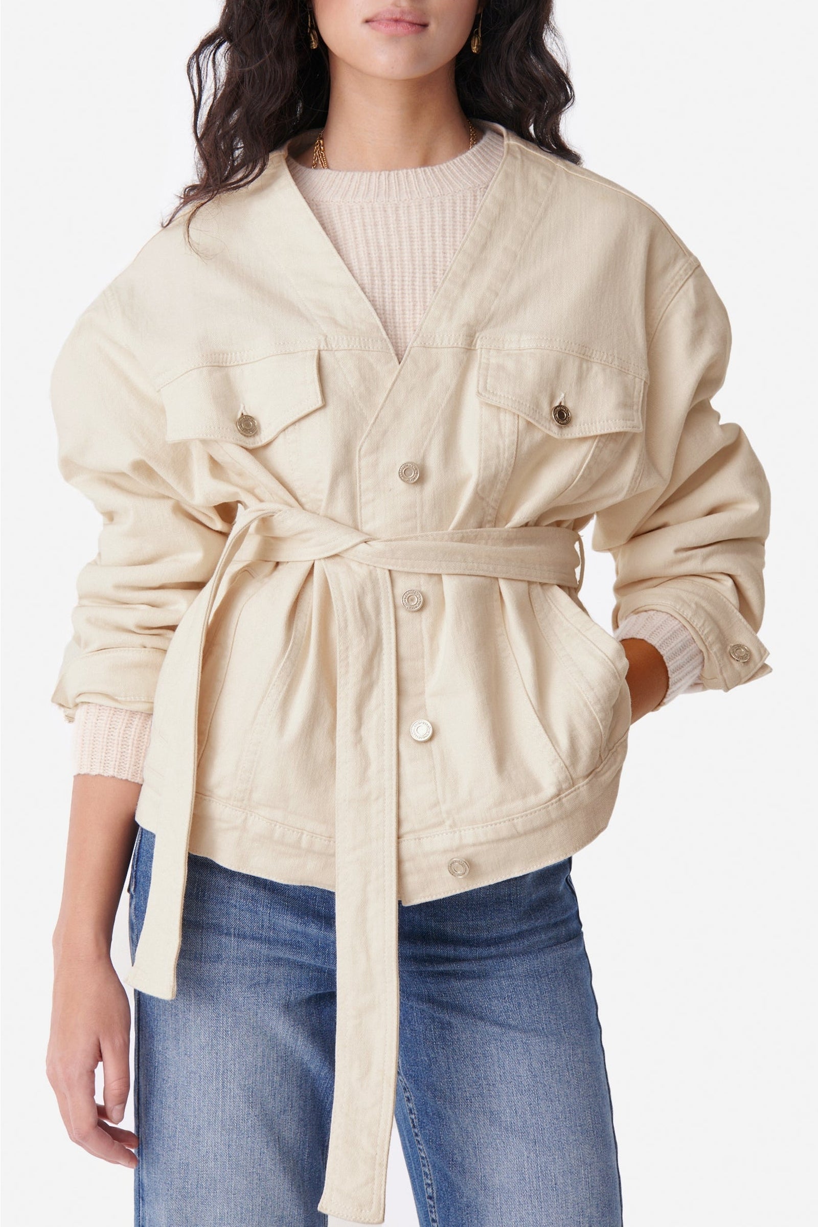 9 QTY RELIQUAT 120 // NATUREL / Veste Cooper - NATUREL