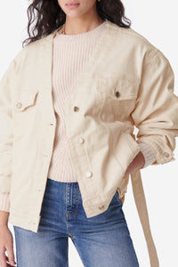 9 QTY RELIQUAT 120 // NATUREL / Veste Cooper - NATUREL
