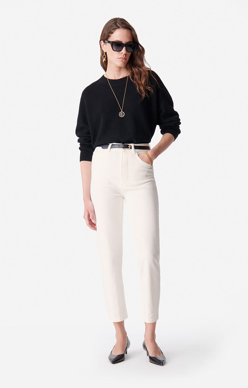 14 QTY NEW // NATUREL / Jean Cropped Og - NATUREL