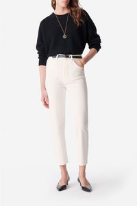 Pantalon cropped Og en denim - Naturel