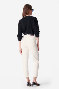 Pantalon cropped Og en denim - Naturel