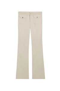 Pantalon bootcut Nano en denim - Naturel