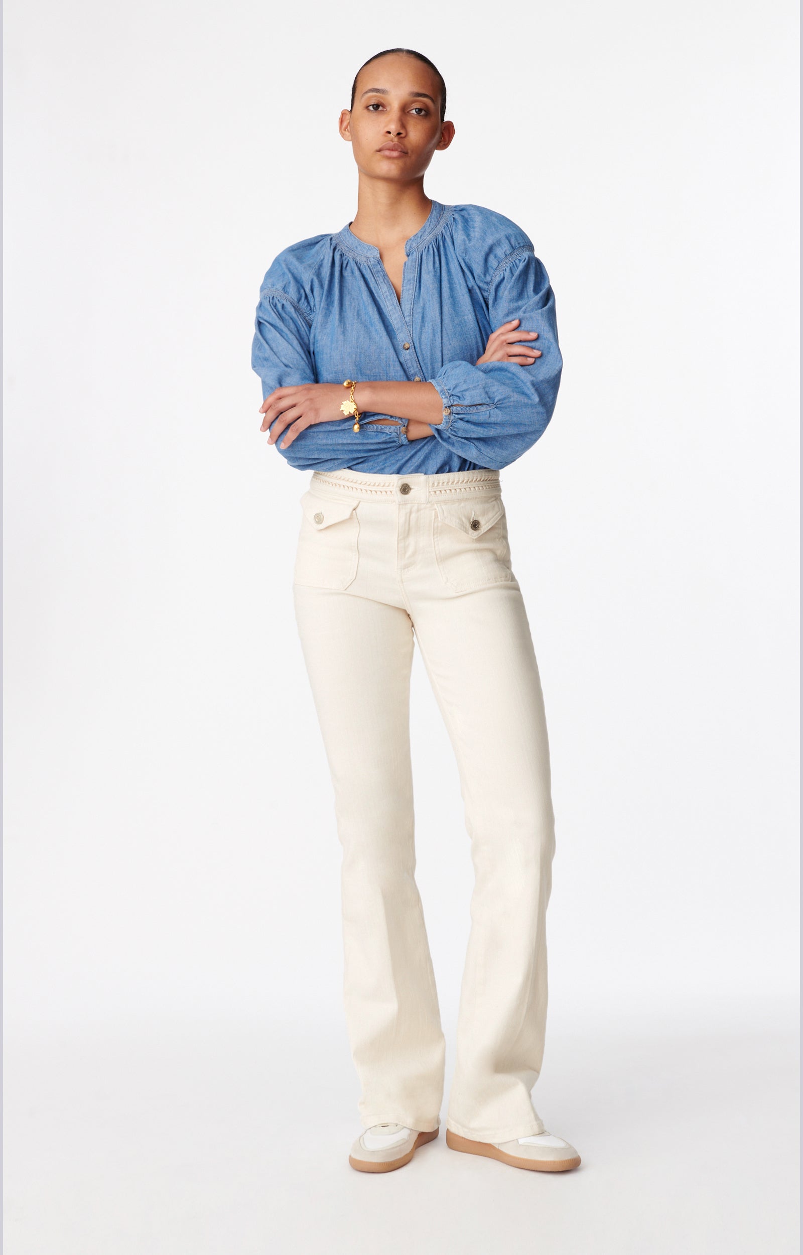 23 QTY NEW // NATUREL / Jean Bootcut Nano - NATUREL
